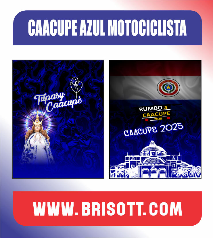CAACUPE AZUL MOTOCICLISTA
